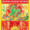 Bìa ép kim Chữ Lộc