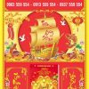 Bìa lịch gắn bloc Thuyền Buồm Như Ý
