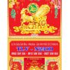 Lịch lò xo giữa dán nổi Lộc Xuân