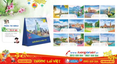 Mẫu Lịch Để Bàn Du Lịch Thế Giới