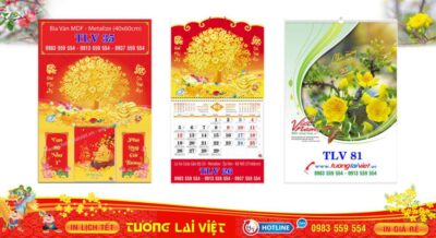 Mẫu Lịch Tết Cây Mai